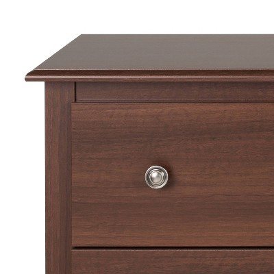 Cherry Monterey Double Dresser with 8 Deep Drawers and Roller System