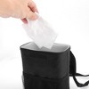 Unique Bargains Car Trash Can with Barrel Foldable Portable Front Rear Seat Trash Bin Black 1 Pc - 4 of 4