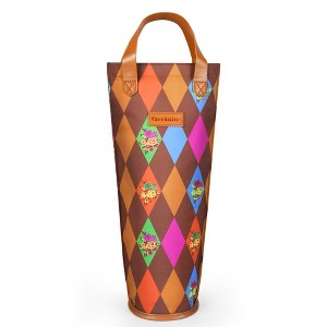Tirrinia Single Bottle Wine Gift Bag, Insulated Padded Thermal Wine Cooler Bag - 1 of 4
