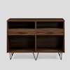 Modern Hairpin Leg Storage Console Table - Saracina Home - image 3 of 4