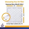 Filter King 20x22.25x1 Air Filter | 12-PACK | MERV 13 HVAC Pleated A/C Furnace Filters | MADE IN USA | Actual Size: 20 x 22.25 x .75" - 2 of 4