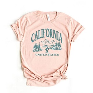 Simply Sage Market Women's California Forest Scene Short Sleeve Graphic Tee - 1 of 4