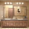 Apmir 24 in. W x 40 in. H Rectangular Aluminum Alloy Framed and Tempered Glass Wall Mirror in Matte Black - 3 of 4