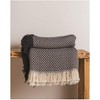 Manual Woodworks and Weavers Black & White Throw Blanket – 67x46 Modern Tapestry for Living Room Decor - 3 of 3