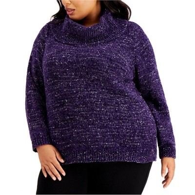 Calvin Klein Womens 3-Tone Pullover Sweater
