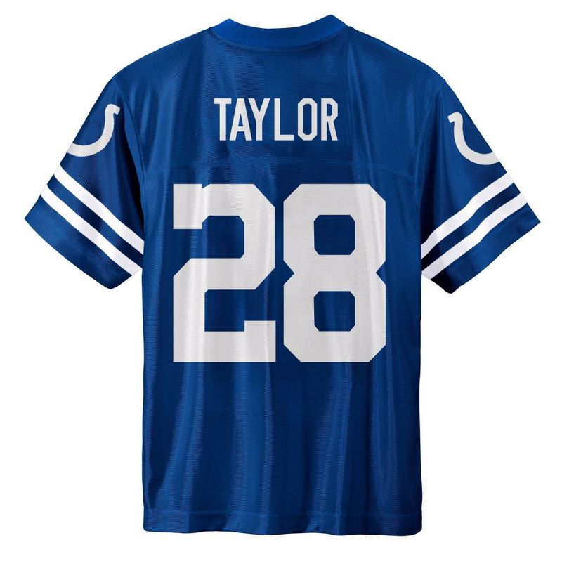 NFL Indianapolis Colts Boys&#39; Short Sleeve Taylor Jersey, 3 of 4