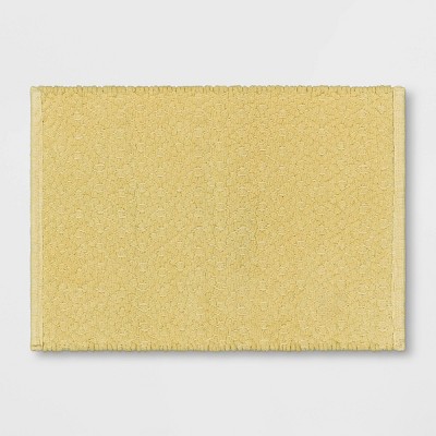 17"x24" Woven Chenille Bath Rug Yellow - Threshold™