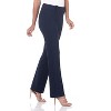 Rekucci Women's Smart Desk to Dinner Stretch Bootcut Pant with Tummy Control - 2 of 4