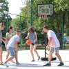 RISOKEYS Portable Basketball Hoop, Height Adjustable 5-7FT, with 33 in Backboard and Wheels, for Indoor Outdoor - 2 of 4