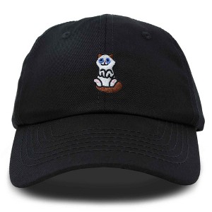 Dalix Ragdoll Cat Embroidered Cotton Dad Hat Cute Cat Lover Adjustable Baseball Cap for Everyday Style Womens - 1 of 4