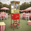 LOVSON 12oz Popcorn machine trolley, equipped with stainless steel pot, heating lamp and accessories, suitable for parties, popcorn machine ,red - 2 of 4