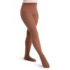 Capezio Ultra Soft Self Knit Waistband Transition Tight - Girls & Toddler - 3 of 4