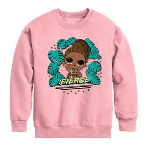 Boys' - LOL Surprise! - Fierce Graphic Long Sleeve Fleece Sweatshirt - 1 of 4