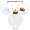 Unique Bargains Acrylic DIY Craft Party Christmas Tree Ornament Hanging Balls 3.15" 12 Pcs - 2 of 4