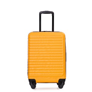 Lyngins 20" Carry on Luggage Lightweight Suitcase, Lightweight Durable ABS Luggage with Spinner Wheels, Free Non-Woven Bag, Away Luggage for Travel - 1 of 4