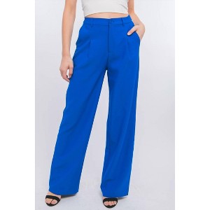 Women's Full-Length Vertigo Blazer Pants - Vanilla Monkey - 1 of 1