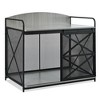 Ridstar 42.8 in. W Large Dog Cage Furniture For Large Medium Dog-Gray - 4 of 4