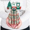 Big Dot of Happiness Camper Christmas - DIY Red and Green Holiday Party Money Holder Gift - Cash Cake - 3 of 4