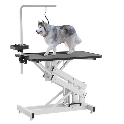 Hydraulic Pet Grooming Table w/Anti-Static Table Top