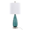 LumiSource: Bottega 22" Seeded Glass Lamps with Linen Drum Shades, UL Listed (Set of 2) - 2 of 4