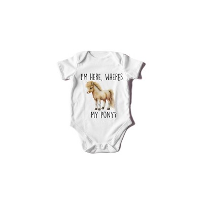Pony - Baby Boy Girl Clothes Infant Onesie® Funny Cute Newborn GS1