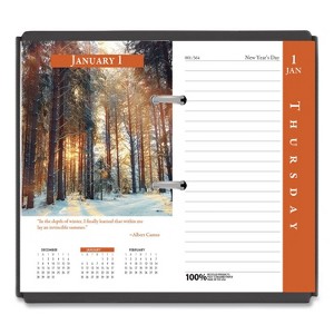 Earthscapes Desk Calendar Refill, Nature Photography, 3.5 x 6, White/Multicolor Sheets, 12-Month (Jan to Dec): 2026 - 1 of 4