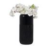 Sagebrook Home Ceramic Vase Contemporary Grooved Design Decorative Table Accent - 2 of 4