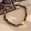 Boho Beach Scarf Necklace - Gold Starfish, Cross & Flower Charm Jewelry - 4 of 4