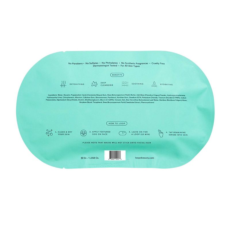 LOOPS Clean Slate Detoxifying Mask - 1.058oz, 4 of 14