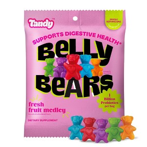 Tandy Belly Bears Fresh Fruit Medley Gummy Supplements - 1.76oz - 1 of 4