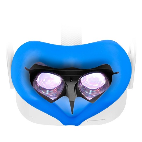 Insten Silicone Mask For Oculus Quest 2, Sweatproof, Washable, Light Blocking & Comfortable Headset Accessories, Blue : Target