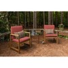 Casual Cushion Stripe Sunbrella Fabric 1-Piece Indoor/Outdoor Lumbar Pillow, 19"W x 12"L - 2 of 4