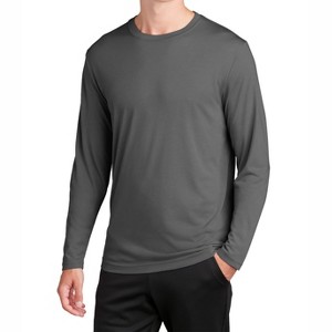 Mafoose Men's PosiCharge Competitor Cotton Touch Long Sleeve Tee - 1 of 4