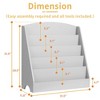 ABYNOW 5-Tier Kids Bookshelf Bookcase Display Shelve for Bedroom,Classroom, Nursery，Easy Assembly - 2 of 4