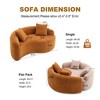 Hrinhom 66.9" W Chenille Loveseat Sofa,Full Compression Sofa With Pillows, No Assembly - 4 of 4