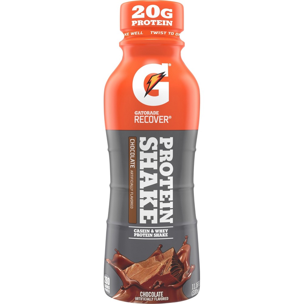 UPC 052000101096 product image for Gatorade Recover Chocolate Protein Shake - 11.16 fl oz Bottle | upcitemdb.com