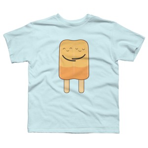 Boy's Design By Humans Popsicle hug By kimvervuurt T-Shirt - 1 of 3