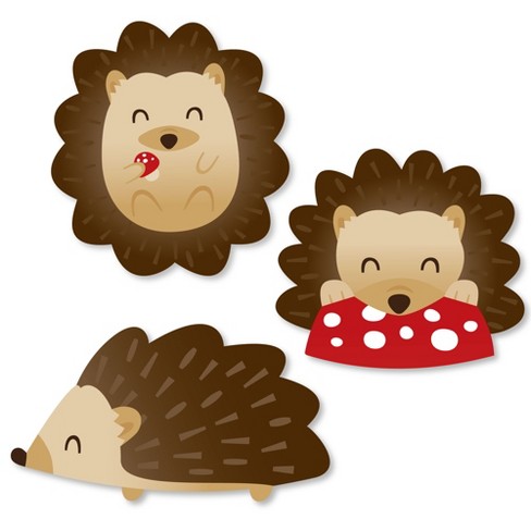 Hedgehog Side cookie cutter Cute animal baby shower party woodland