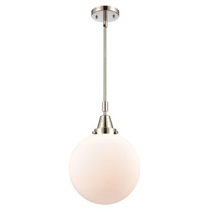 Beacon - 1 Light Stem Hung Mini Pendant In Industrial Style-14.13 Inches Tall and 10 Inches Wide - 1 of 1