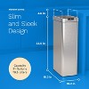 hOmeLabs Automatic Trash Can for Kitchen - Garbage Can with No Touch Motion Sensor Butterfly Lid and Infrared Technology with AC Power Adapter - 2 of 4