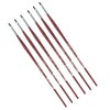 da Vinci COLLEGE Student Brush, Synthetic, Acrylic & Oil, Flat, Series 8740, Size 4, Pack of 6 - 3 of 3