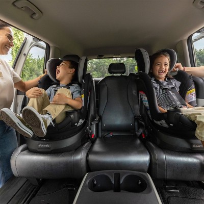 Evenflo Revolve 360 Slim 2-in-1 Rotational Convertible Car Seat - Canton Black