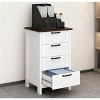 Racxily Modern 3-Drawer File Cabinet, A4 Document Storage for Home & Office - 3 of 4