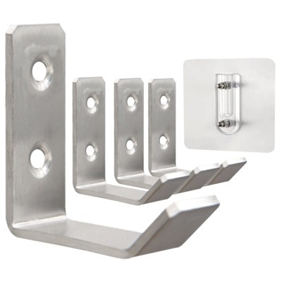 Phiestina L-Shaped Practical Hook, Multi-functional Cabinet for Wardrobe, Bathroom, Kitchen, and Living Room