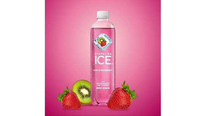 Sparkling Ice Kiwi Strawberry - 17 fl oz Bottle, 2 of 9, play video