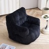 TUYOHW Soft Corduroy Bean Bag Chair,No Assembly Required with Memory Foam Fill,Plush & Cozy Lounger - 2 of 4