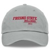 NCAA Fresno State Bulldogs Nico Cotton Hat: Adjustable Gray Baseball Cap - 2 of 4