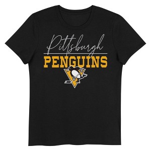 NHL Pittsburgh Penguins Girls' V-Neck T-Shirt - 1 of 1