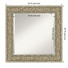Amanti Art Luxe Beveled Framed Bathroom Vanity Wall Mirror - 3 of 4