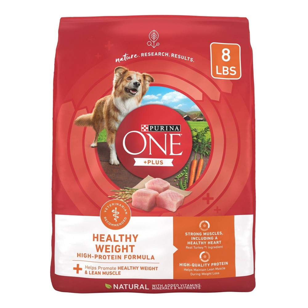 Purina ONE SmartBlend High Protein Healthy Weight Turkey Flavor Adult Dry Dog Food - 8lbs